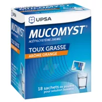 Mucomyst 200 Mg Poudre Pour Solution Buvable En Sachet B/18 à ST-ETIENNE-DE-TULMONT