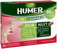 Humer Nez/gorge Jour&nuit 15 Comprimés à ST-ETIENNE-DE-TULMONT