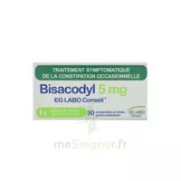 Bisacodyl Eg Labo Conseil 5 Mg Comprimés Enrobés Gastro-résistant Plq Pvc/alu/30 à ST-ETIENNE-DE-TULMONT