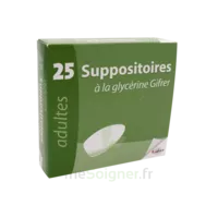 Suppositoire A La Glycerine Gifrer Suppos Adulte Sach/25 à ST-ETIENNE-DE-TULMONT
