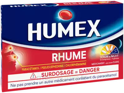 Humex Rhume Comprimés Et Gélules Plq/16 à ST-ETIENNE-DE-TULMONT