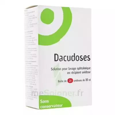 Dacudoses Solution Pour Lavement Ophtalmologique 24unid/10ml à ST-ETIENNE-DE-TULMONT