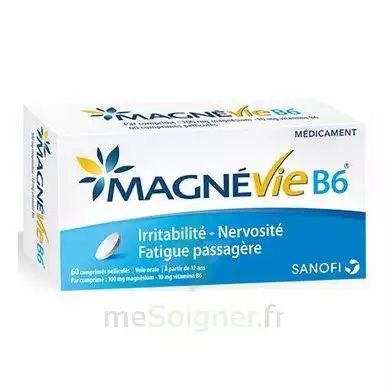 Magnevie B6 100 Mg/10 Mg Comprimés Pelliculés Plaq/60 à ST-ETIENNE-DE-TULMONT